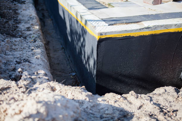 Residential Waterproofing installation at a Macomb, MI home by SJ Waterproofing Pros